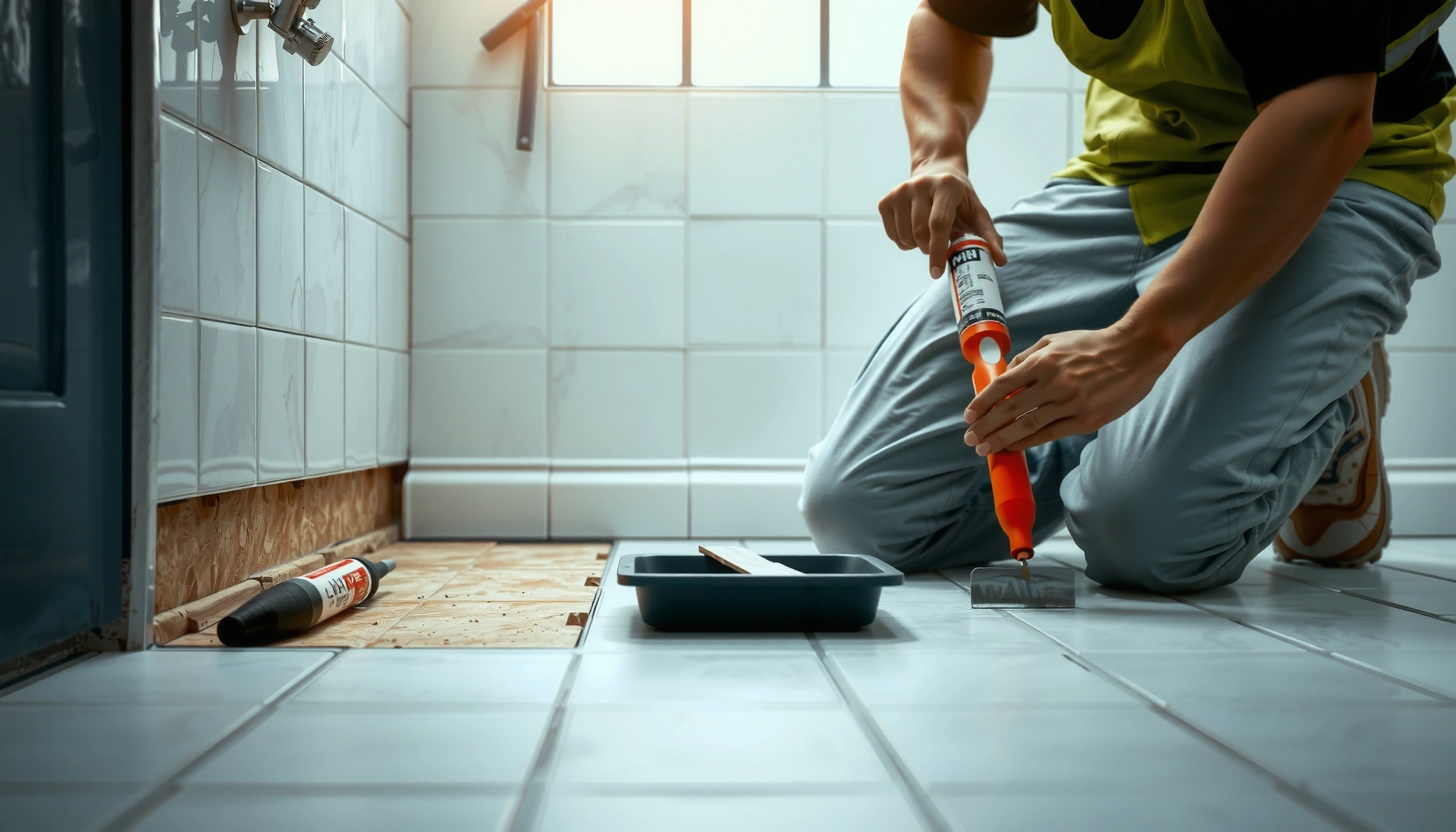 Step-by-step guide on how to repair bathroom floors with detailed instructions and tips.