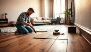 Step-by-step guide on how to repair hardwood floors in an apartment