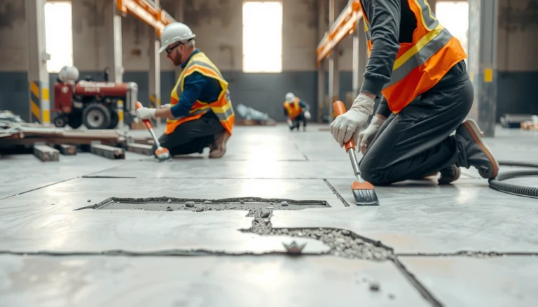 Step-by-step guide on how to repair industrial floors with effective fixes.