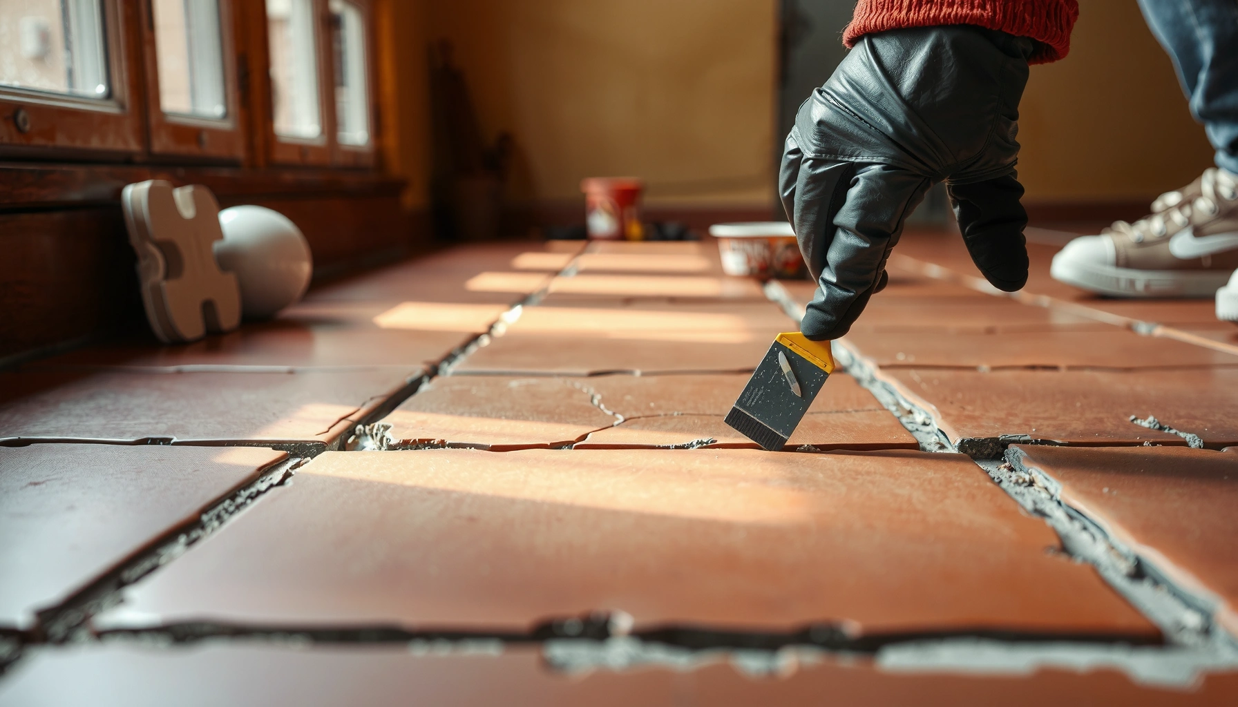 Step-by-step guide on repairing terracotta floors, fixing cracks, chips, and damage effectively.