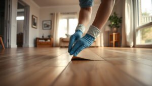 Step-by-step guide on how to repair vinyl floors in a rental property