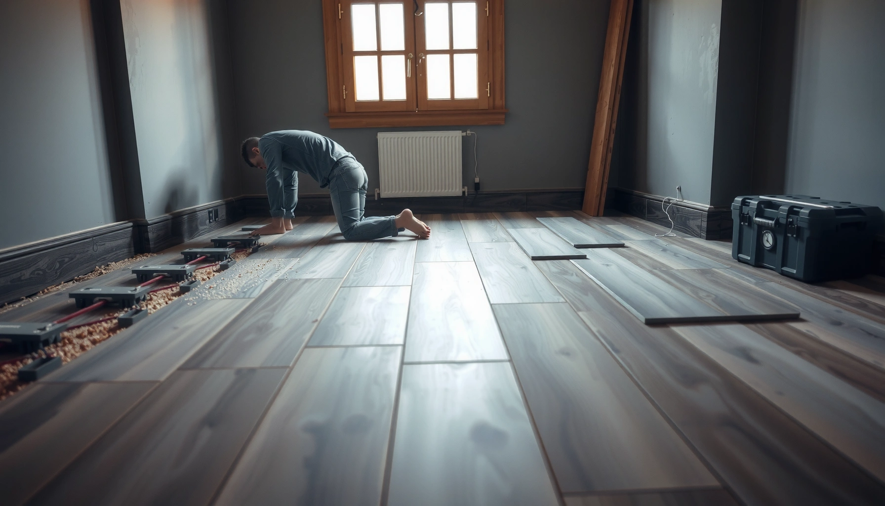 Step-by-step guide on how to replace WPC floors with tools and materials needed.