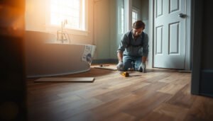 Step-by-step guide on how to replace hardwood floors in a bathroom
