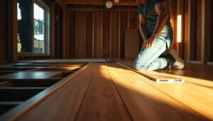 Step-by-step guide on replacing hardwood floors in a home gym for better aesthetics and functionality.