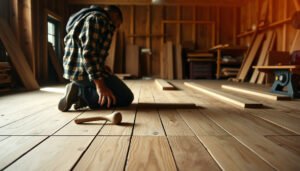 Step-by-step guide to replacing hardwood floors in a workshop setting