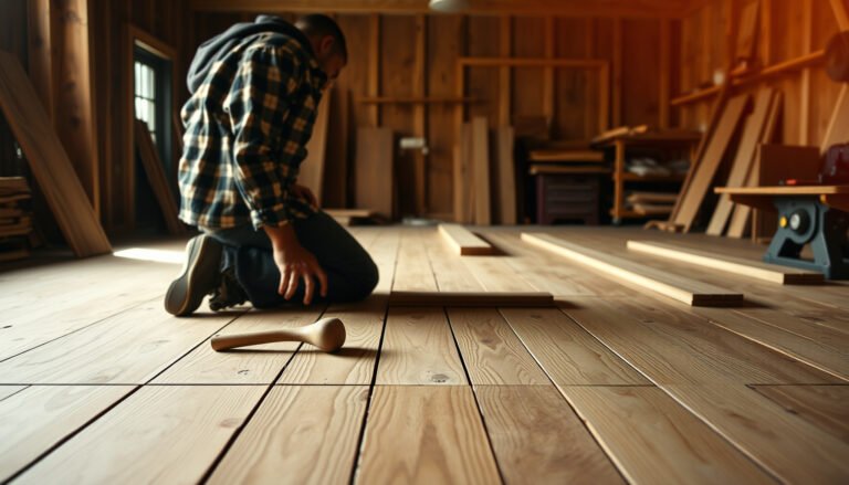 Step-by-step guide to replacing hardwood floors in a workshop setting