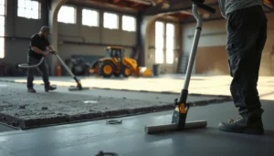 Step-by-step guide on how to replace industrial floors with detailed instructions and visuals.