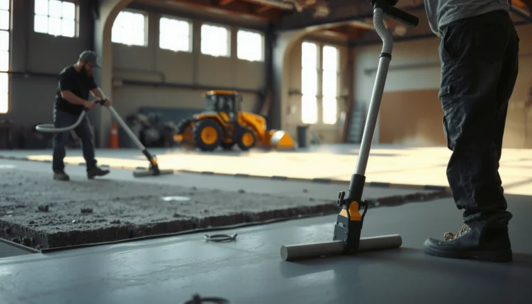 Step-by-step guide on how to replace industrial floors with detailed instructions and visuals.
