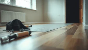 Step-by-step guide on how to replace sheet vinyl floors with tools and materials needed.