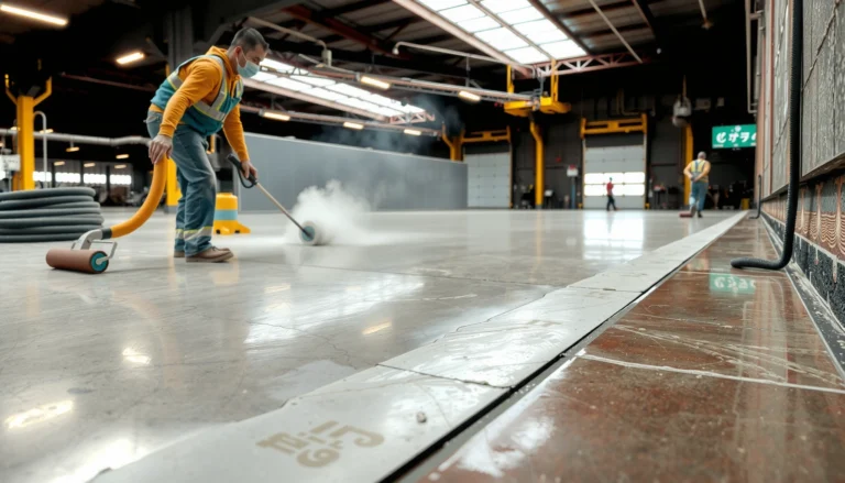 Step-by-step guide to restoring industrial floors with tools and materials