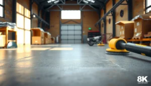 Step-by-step guide to restoring polished concrete floors with tools and techniques.
