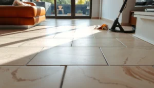 Step-by-step process for cleaning and sealing travertine floors.