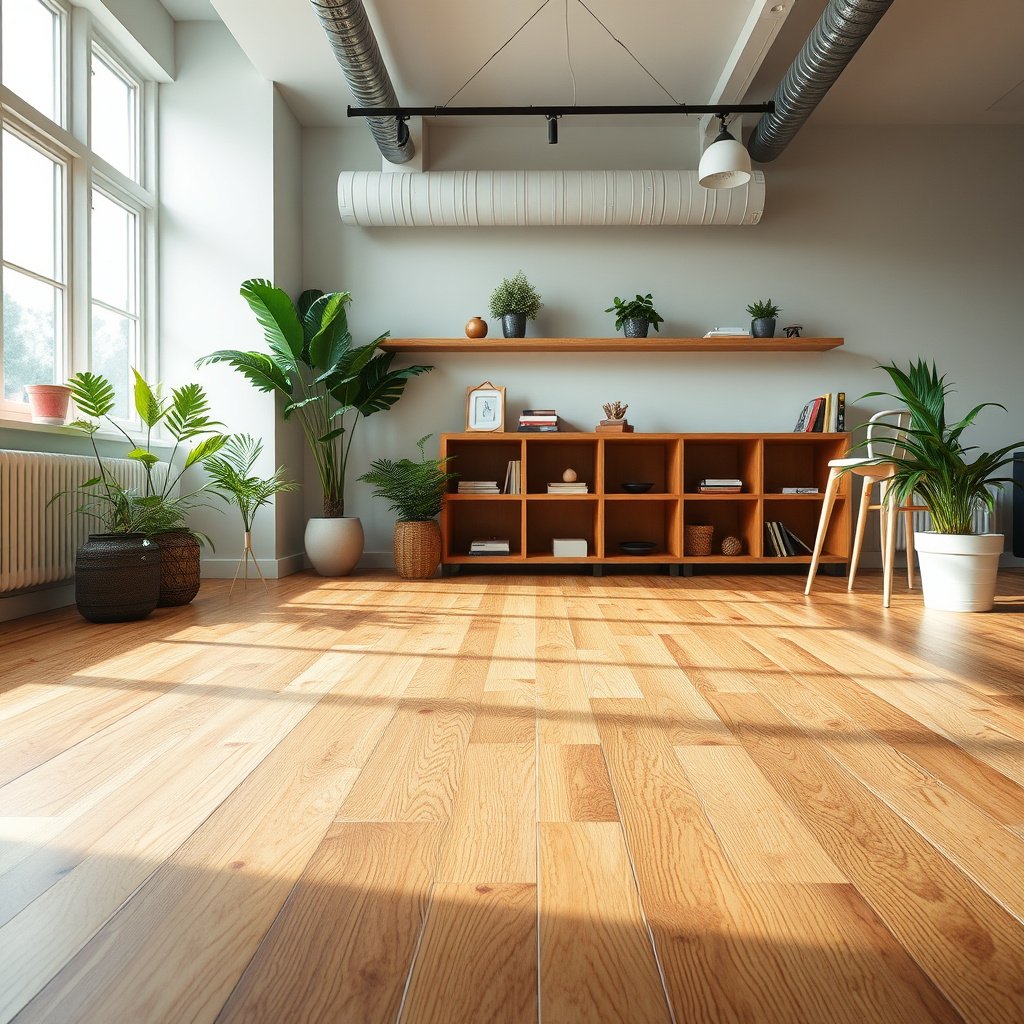 Preparing a balcony with engineered wood floors for stain removal safely and effectively.