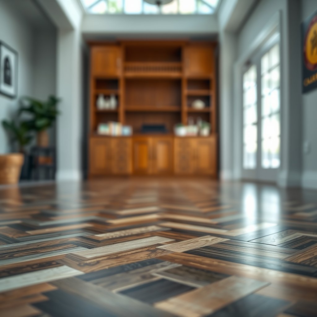 Properly sealing and protecting chevron floors from water damage.
