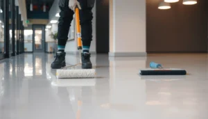 Step-by-step guide on how to seal polyaspartic floors for durability and protection.