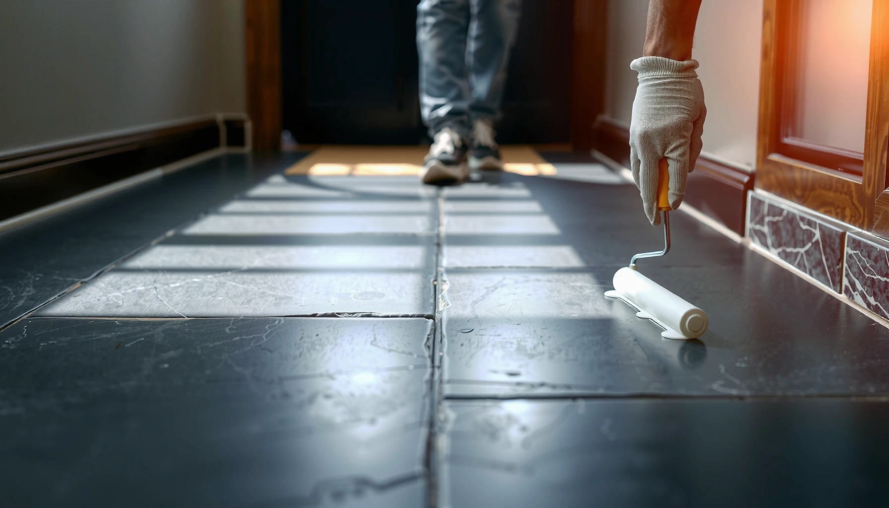 Step-by-step guide on how to seal slate floors for protection and shine.
