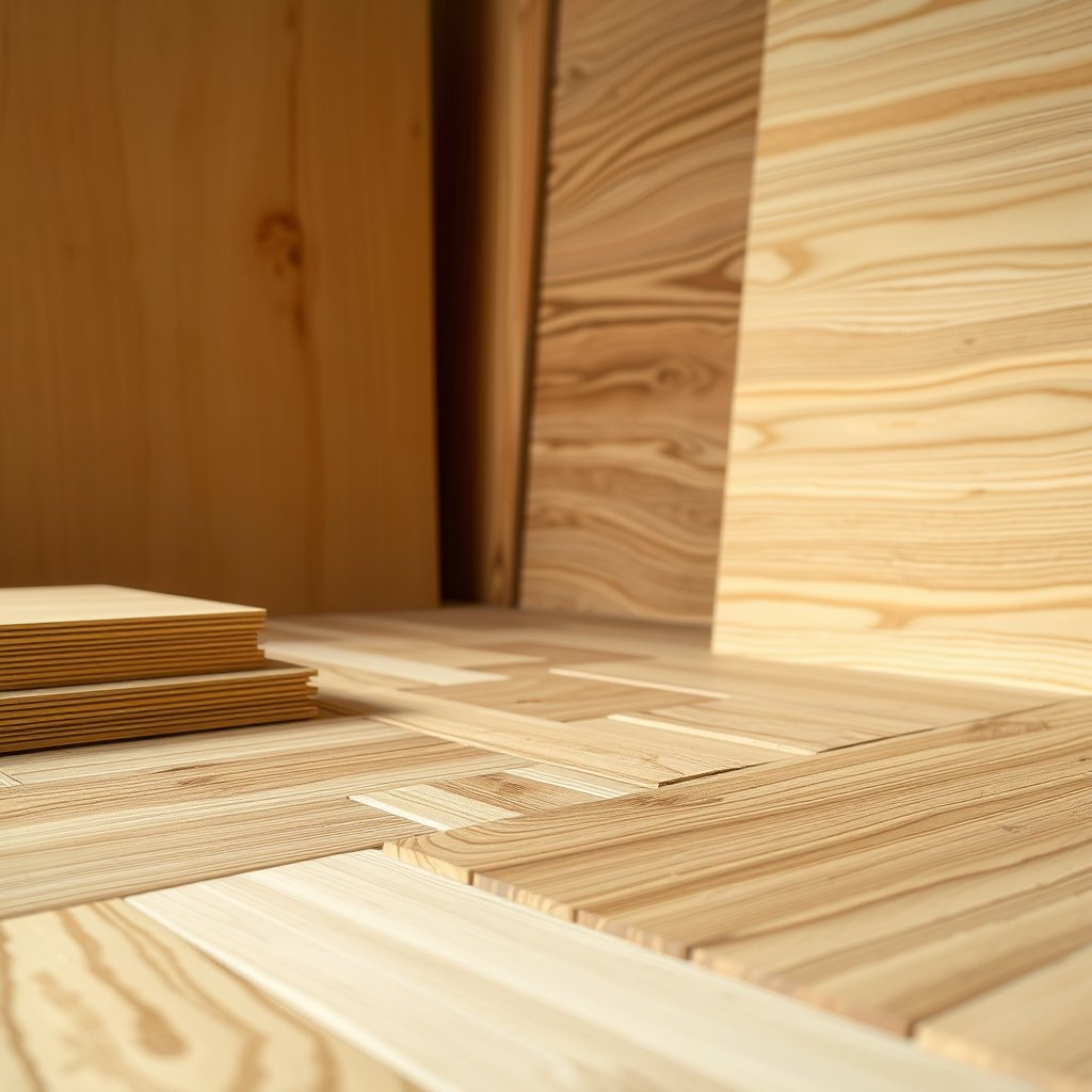 Tools and setup for making clean, chip-free cuts on parquet flooring.