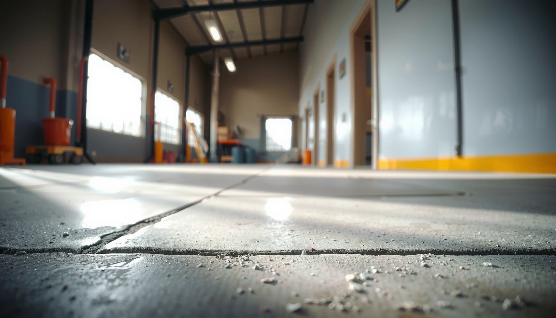 Step-by-step guide on how to create slip-resistant concrete floors for safety and durability.