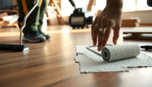 Step-by-step guide on making hardwood floors slip-resistant for safety and style.