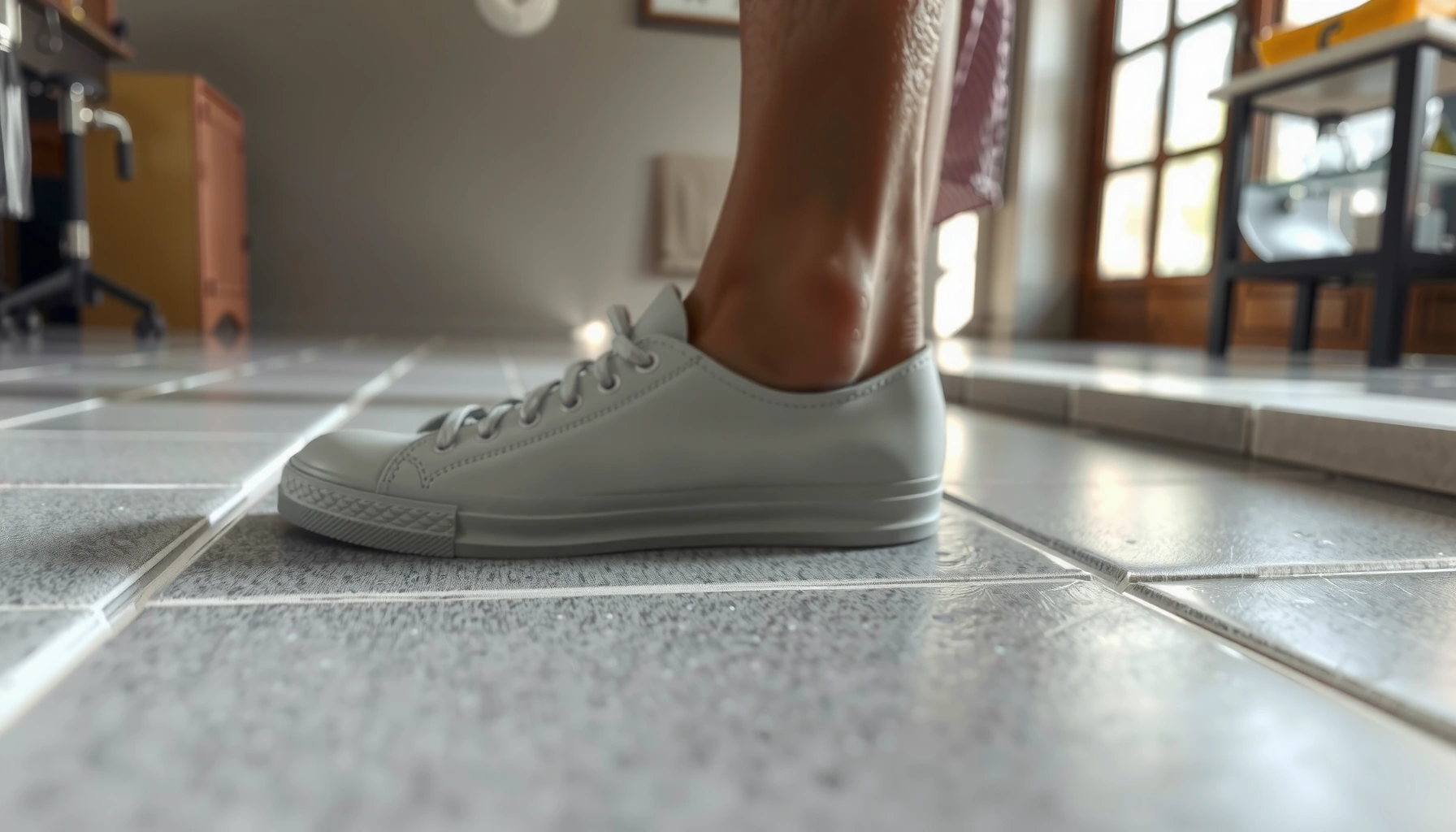 Step-by-step guide on making tile floors slip-resistant for safety and style.