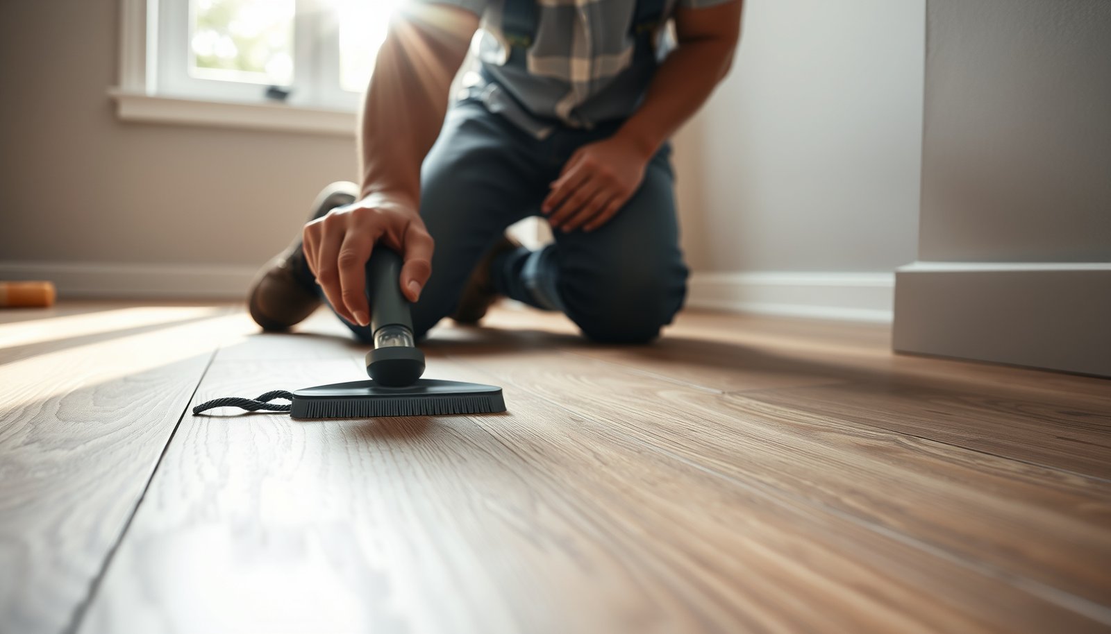 Step-by-step guide on creating slip-resistant wood-look tile floors for safety and style.