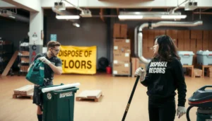 A step-by-step guide on how to safely remove and dispose of SPC flooring.