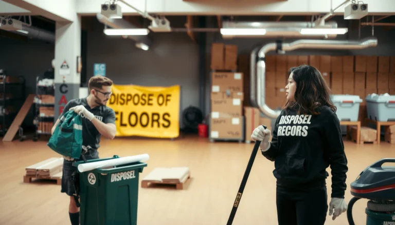A step-by-step guide on how to safely remove and dispose of SPC flooring.