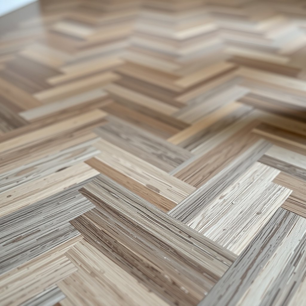 Image showing steps to stabilize conditions before repairing chevron floors