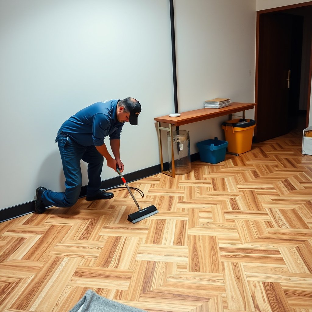 Step-by-step guide for stain and spot-cleaning chevron floors without damaging the pattern.