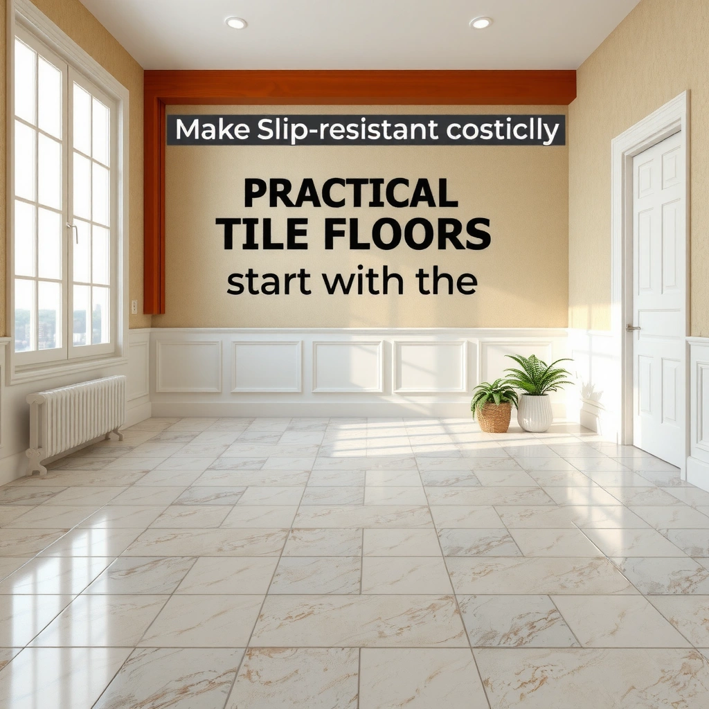 Comparison of wet vs. dry slip resistance for tile floors in a practical guide.