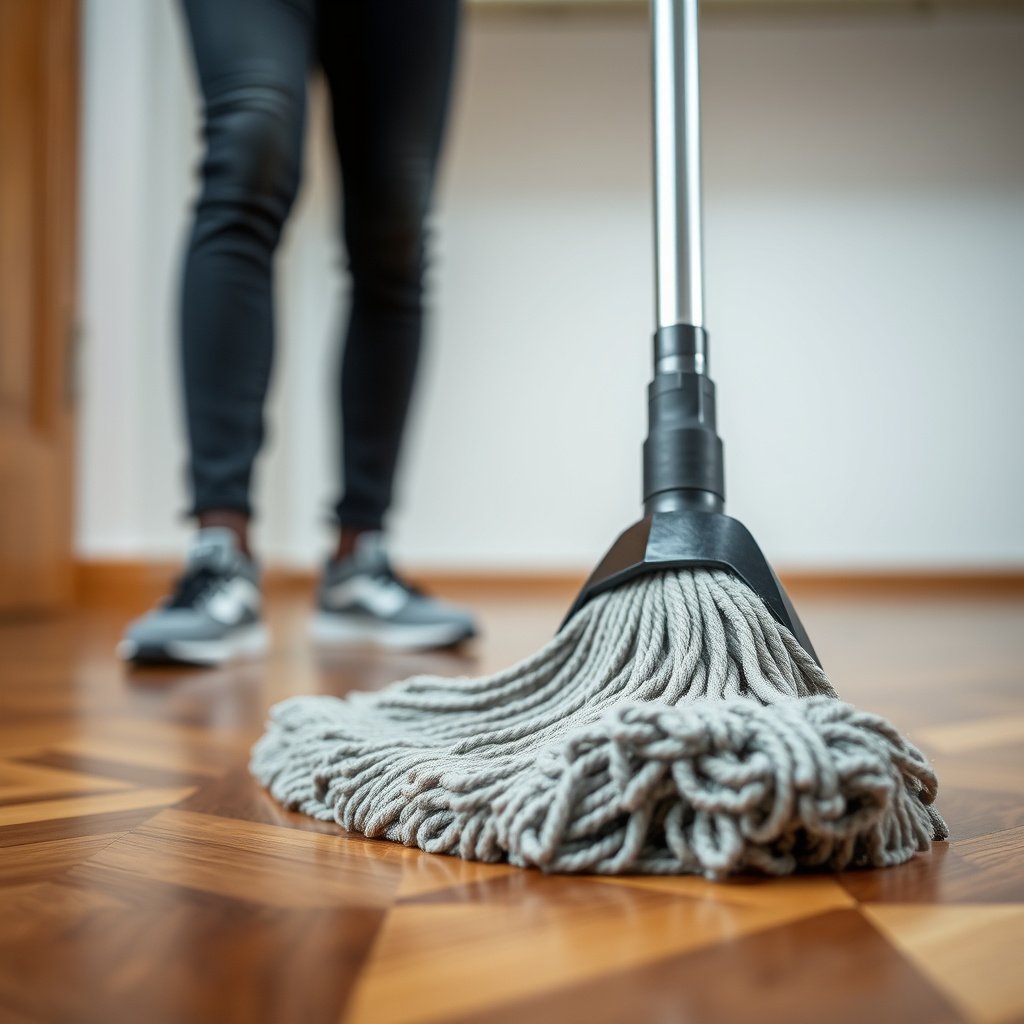 Step by step guide on how to mop parquet floors without damaging the finish