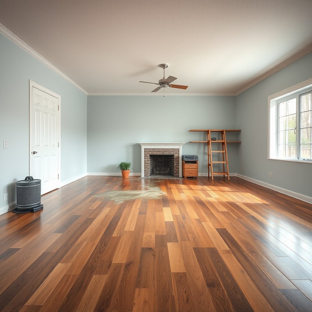 A diagram illustrating methods to prevent water damage to laminate floors in a basement.