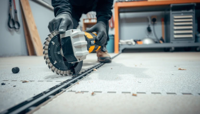 Step-by-step guide on how to trim concrete floors effectively and safely.