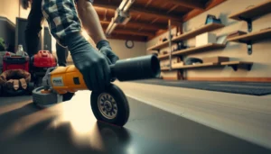 Step-by-step guide on how to trim garage floors for a professional finish.