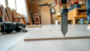 Step-by-step guide on how to trim vinyl floors for clean cuts without splitting.