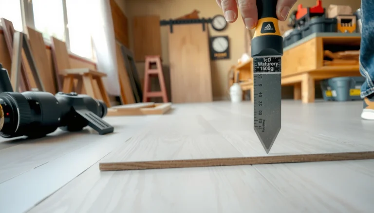 Step-by-step guide on how to trim vinyl floors for clean cuts without splitting.