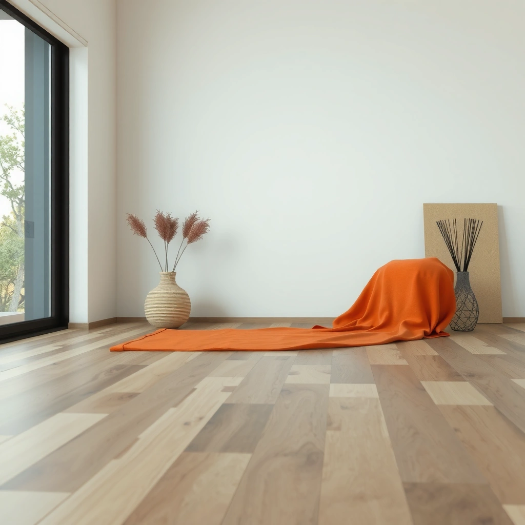 Image illustrating that laminate flooring is not fully waterproof by default.