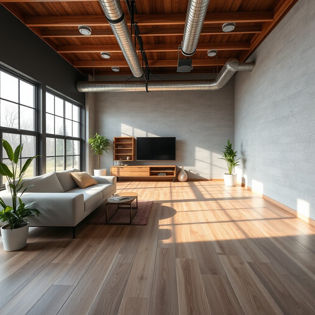 Diagram illustrating common causes of scratches on wood-look tile floors.