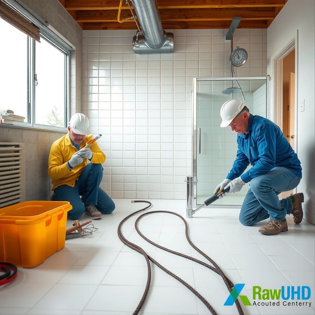 Checking the need for a vapor barrier under mosaic tile floors in a home installation