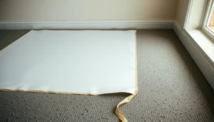 Step-by-step guide on how to install a vapor barrier under carpet tiles for moisture protection