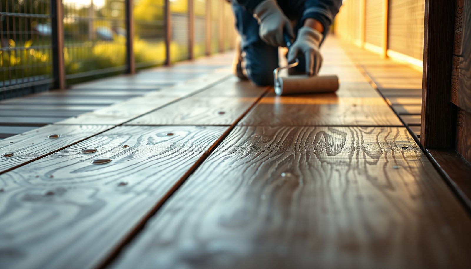 Step-by-step guide on waterproofing engineered wood floors for outdoor walkways.