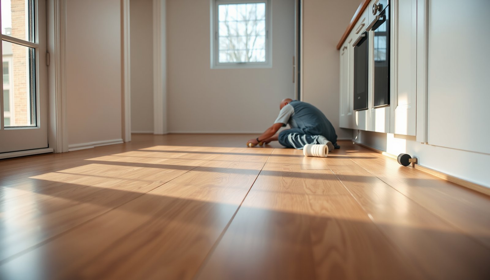 Step-by-step guide on how to waterproof vinyl floors in a rental property