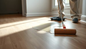 A step-by-step guide on how to waterproof wood-look tile floors for durability and protection.
