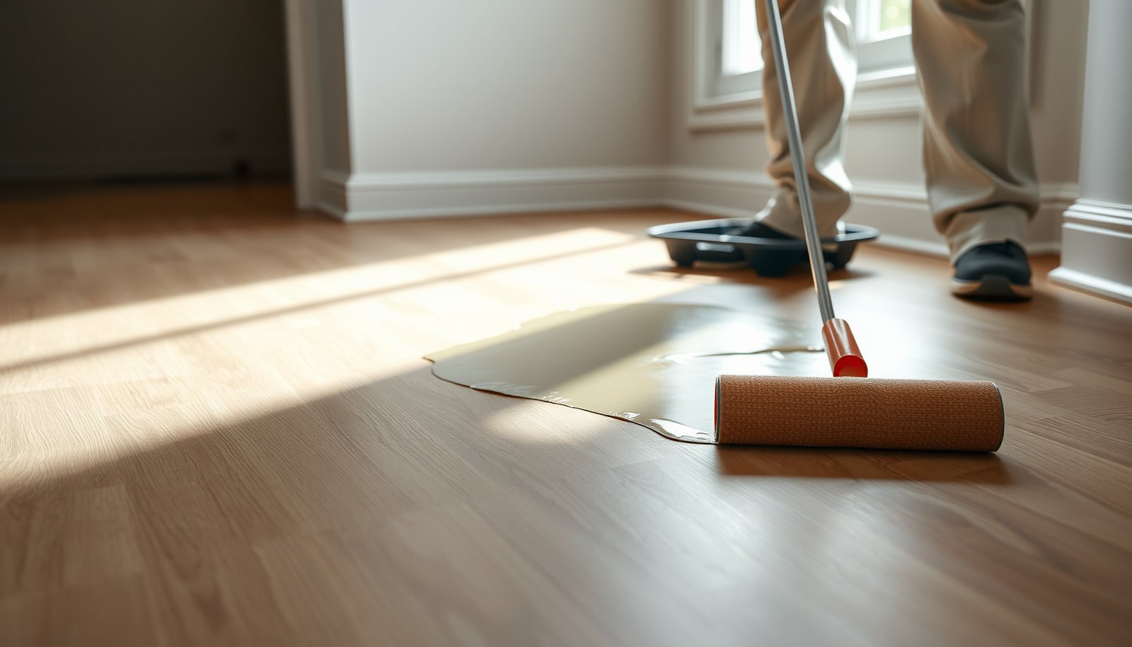 A step-by-step guide on how to waterproof wood-look tile floors for durability and protection.