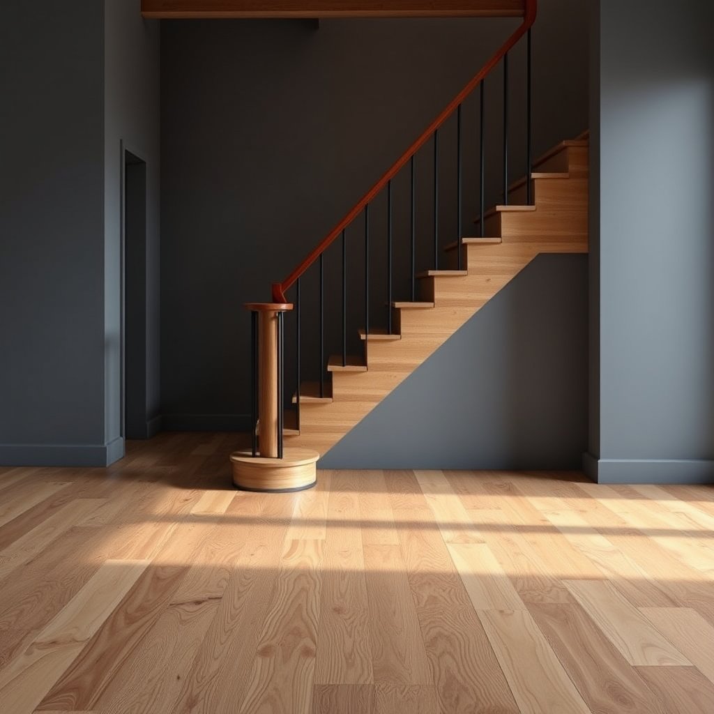 Image illustrating the audience for waterproof hardwood floors and staircases in home improvement.