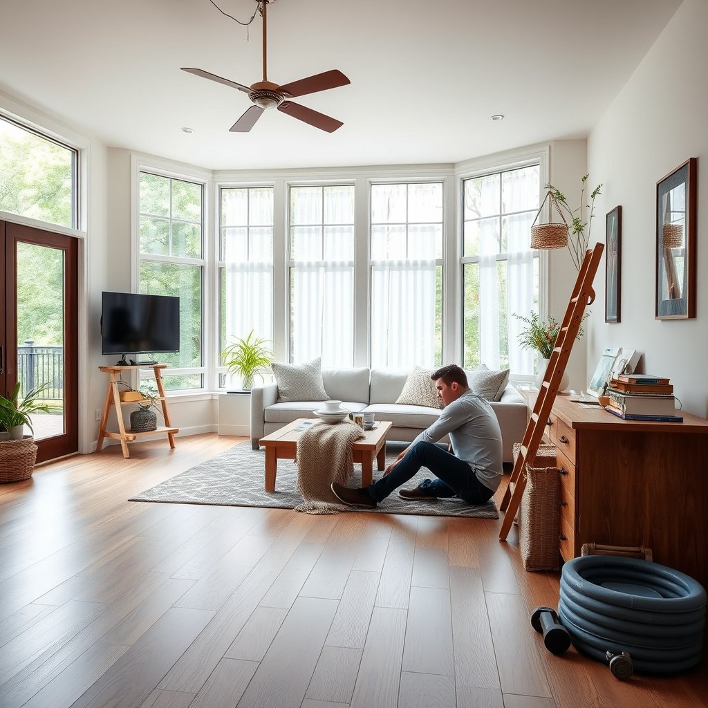 Diagram showing ideal conditions for vinyl flooring in sunrooms and when to avoid it.