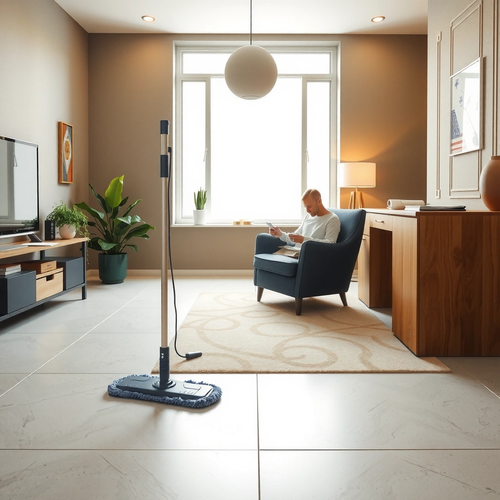 Infographic showing who should mop WPC floors and when to apply the technique without damage.