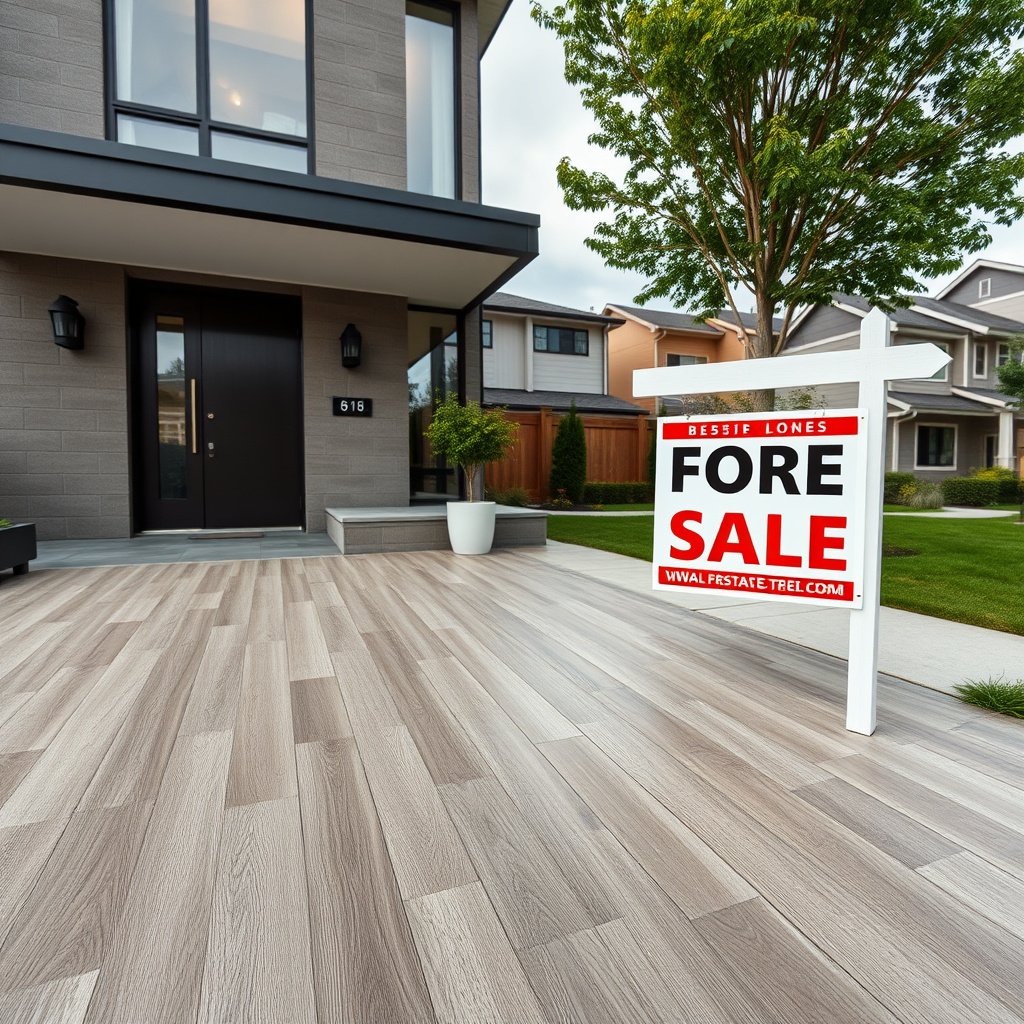 Infographic showing target audience for vinyl floor preparation in rental properties.
