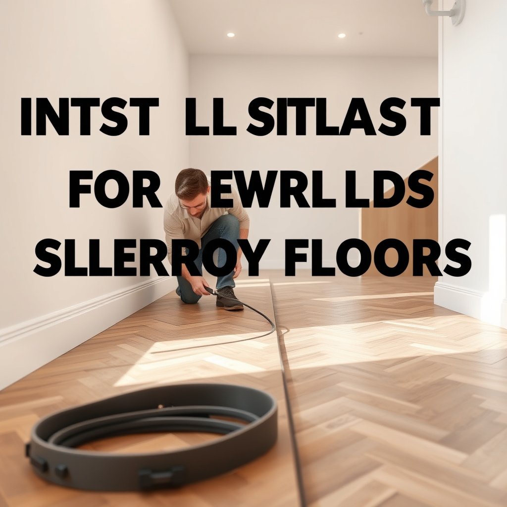 Image showing the target audience for installing thresholds on chevron floors.