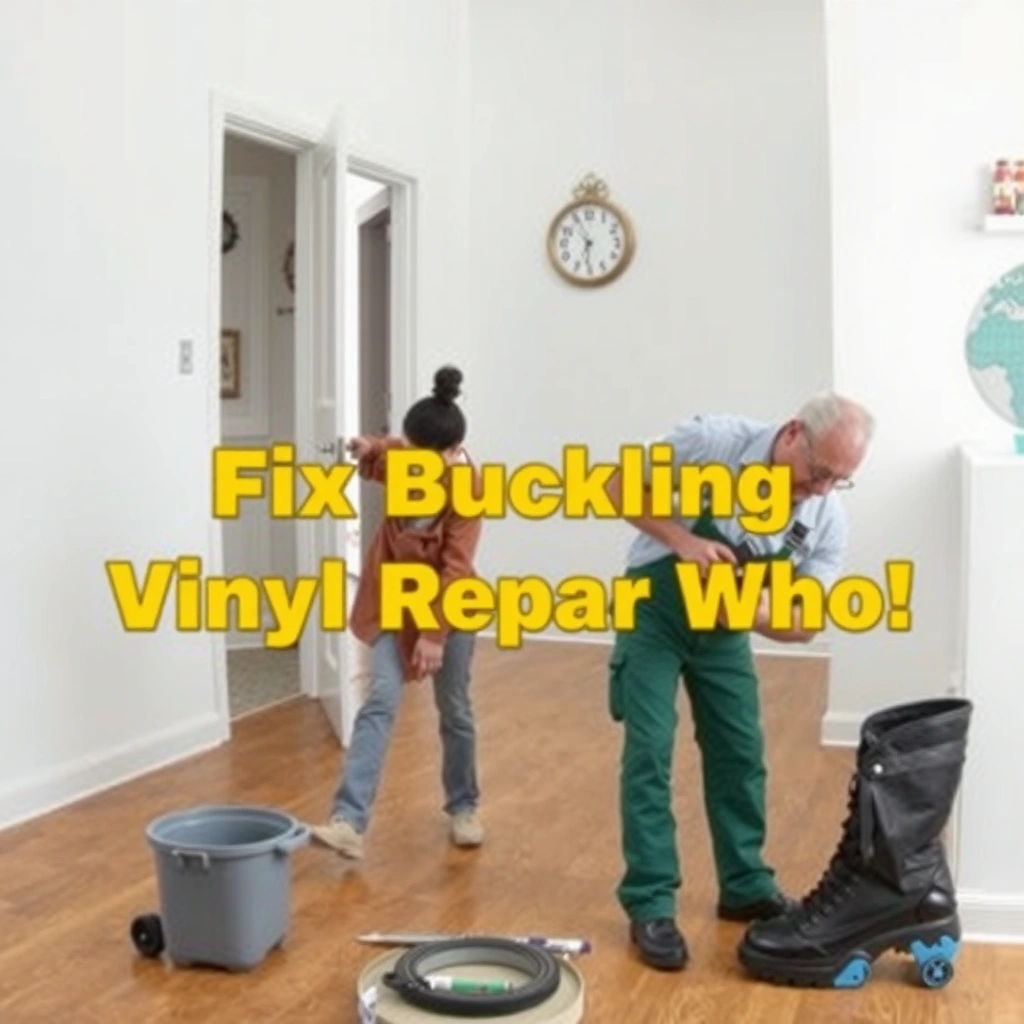 Image depicting the target audience for vinyl floor repair advice and when it applies.